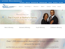 Tablet Screenshot of bethelsfamily.org